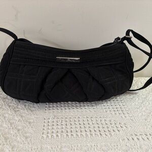 Vera Bradley Black Quilted Shoulder Bag